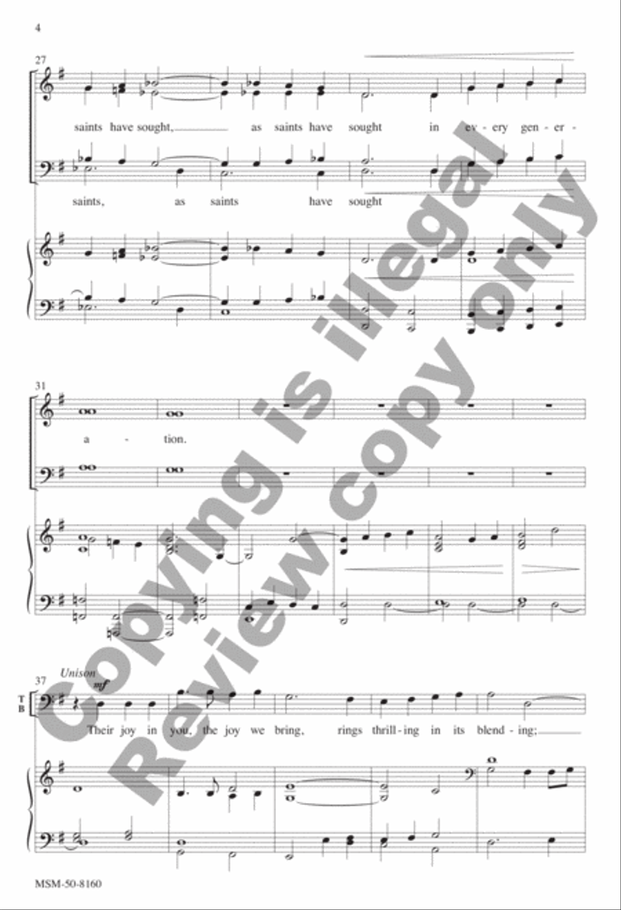 In Every Generation 4-Part scores gallery preview page 4