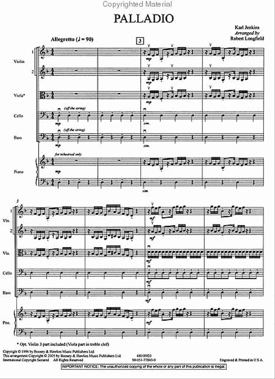 Palladio String Orchestra scores gallery preview page 2