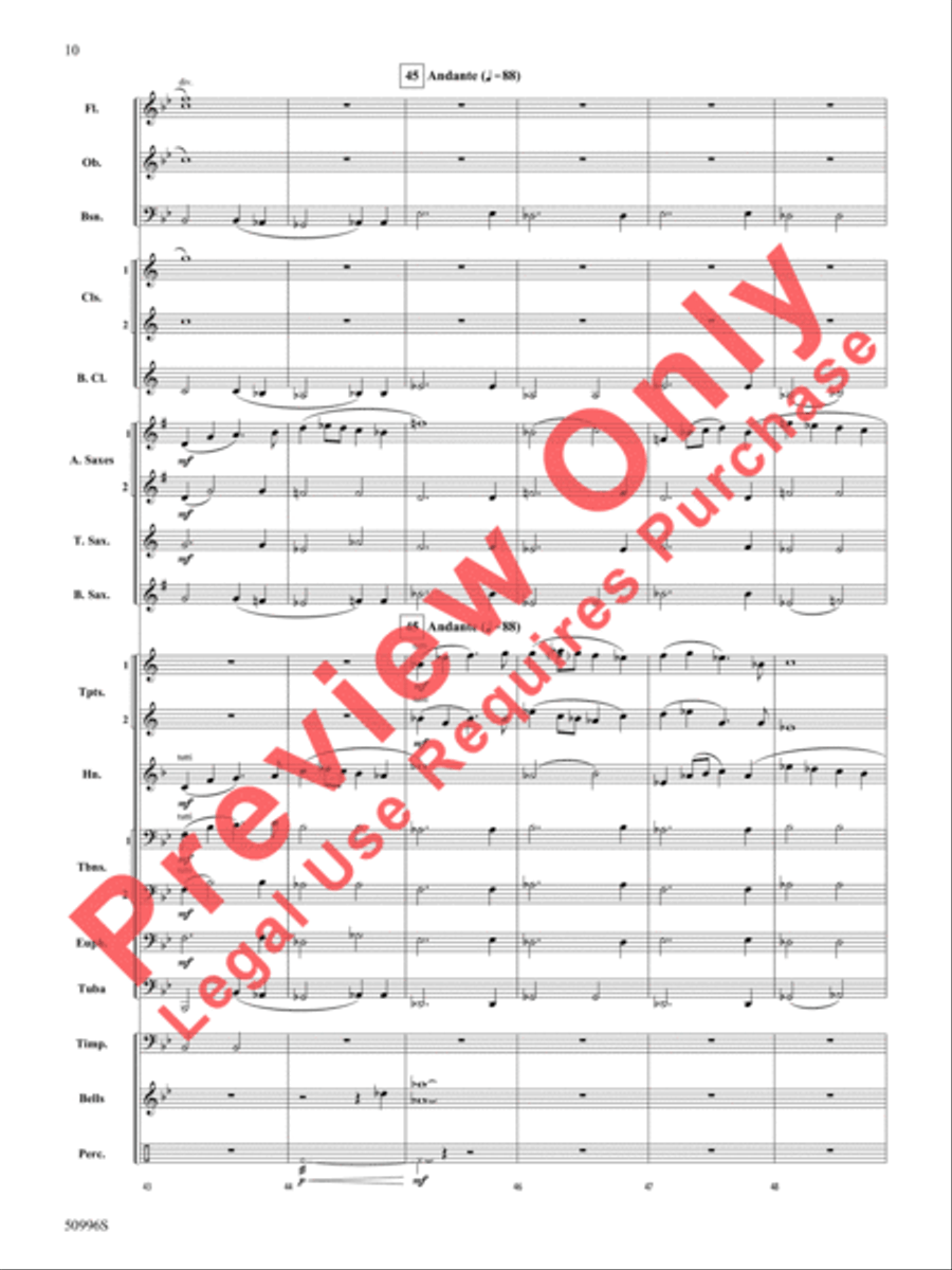 Cherished Concert Band scores gallery preview page 11