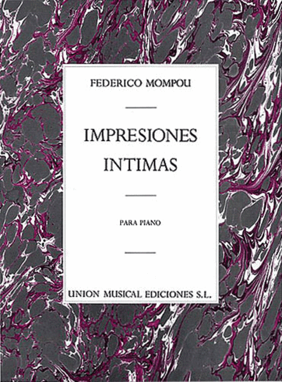 Impresions Intimas Piano Solo scores gallery preview page 1