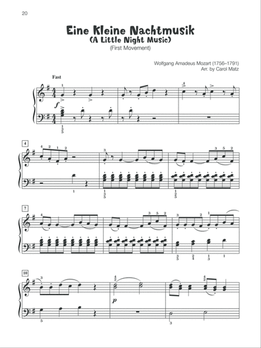 Famous & Fun Classics, Book 4 Piano Method scores gallery preview page 4