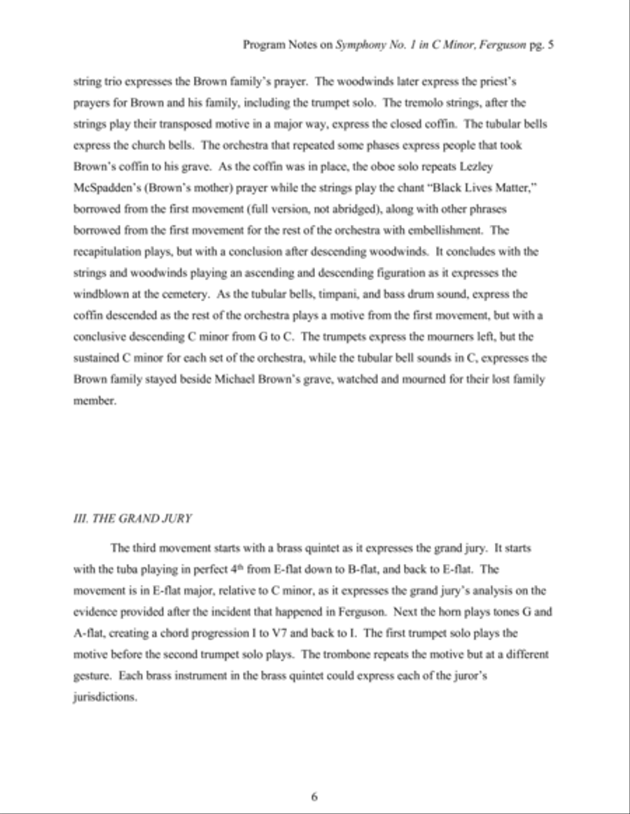 Symphony No. 1 in C Minor, Ferguson Full Orchestra scores gallery preview page 6