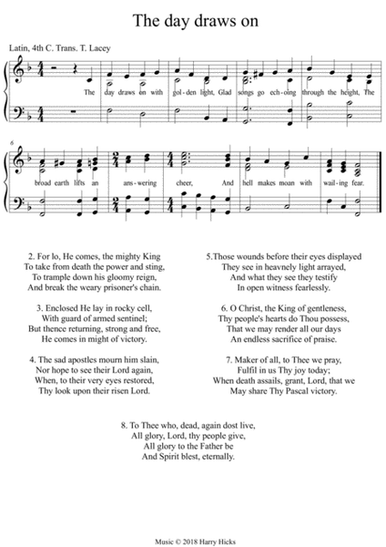 The day draws on. A new new tune to a wonderful old hymn.