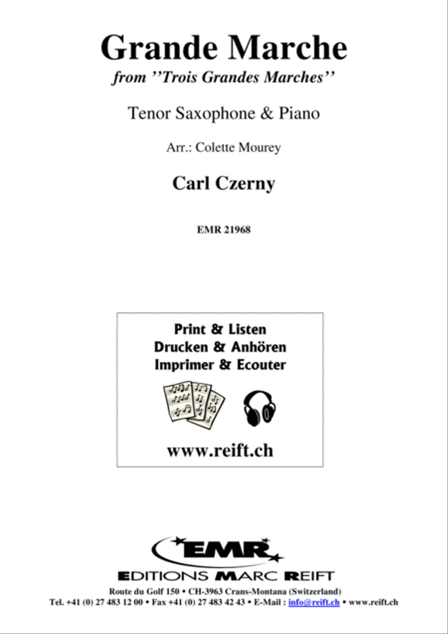 Grande Marche Tenor Saxophone scores gallery preview page 2