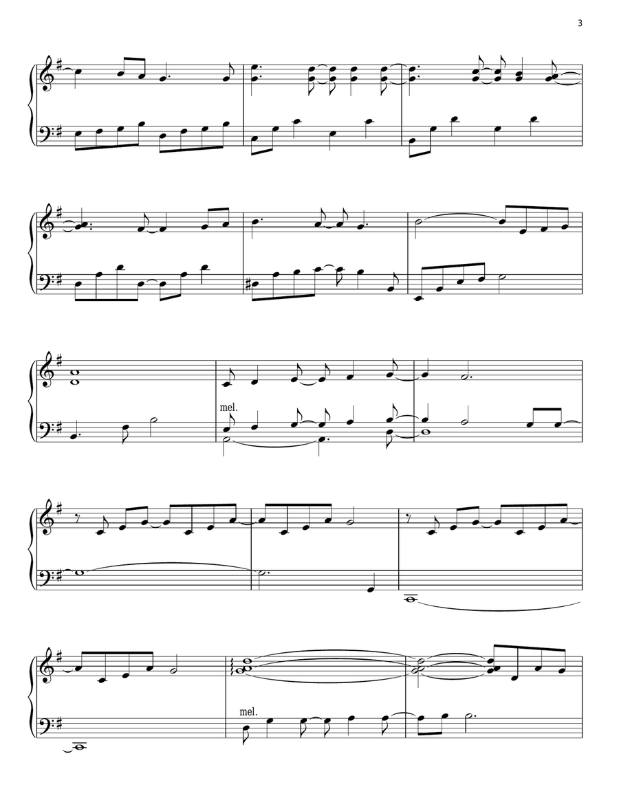 Prayer For A Friend Piano Solo scores gallery preview page 3
