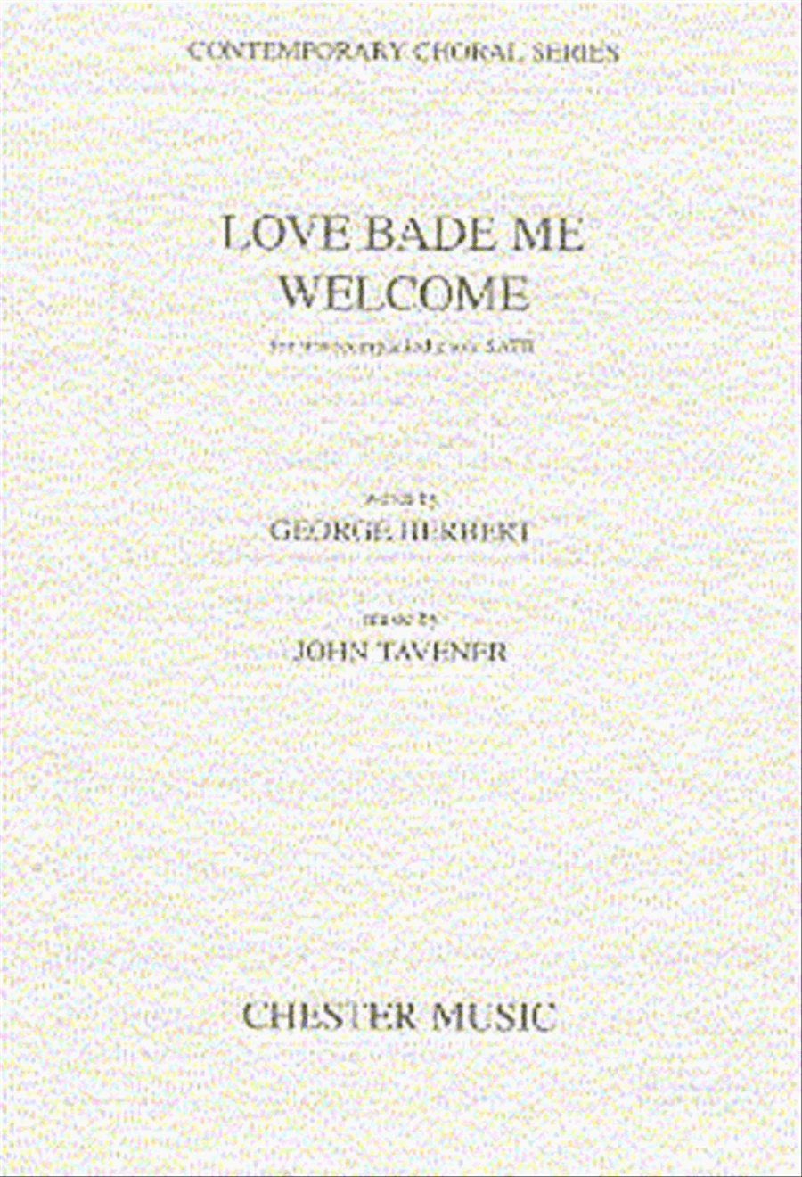 Love Bade Me Welcome 4-Part scores gallery preview page 1
