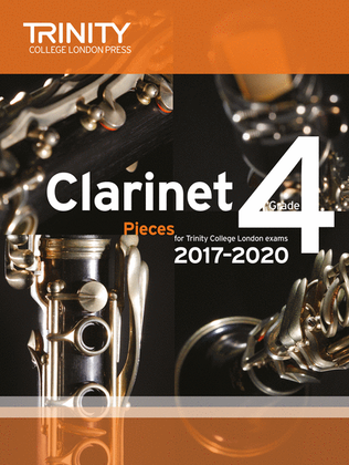 Book cover for Clarinet Exam Pieces 2017-2020: Grade 4 (score & part)