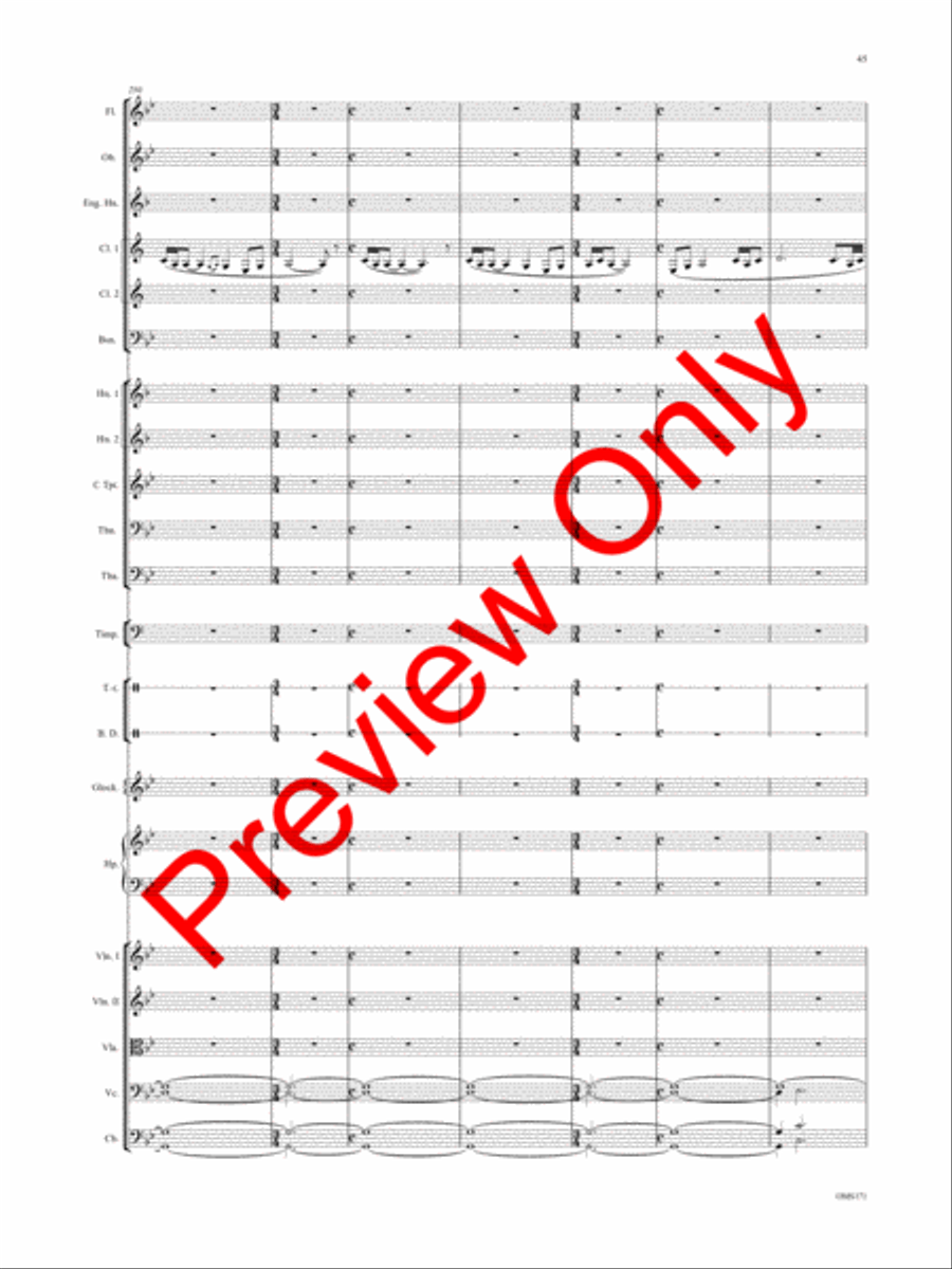 Anishinaabeg Rhapsody Orchestra scores gallery preview page 48