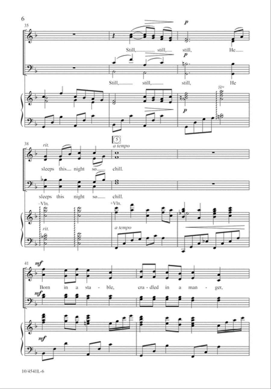 Cradle Carol Cradle Carol 4-Part scores gallery preview page 7