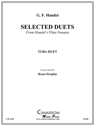 Book cover for Selected Duets from Handel's Flute Sonatas