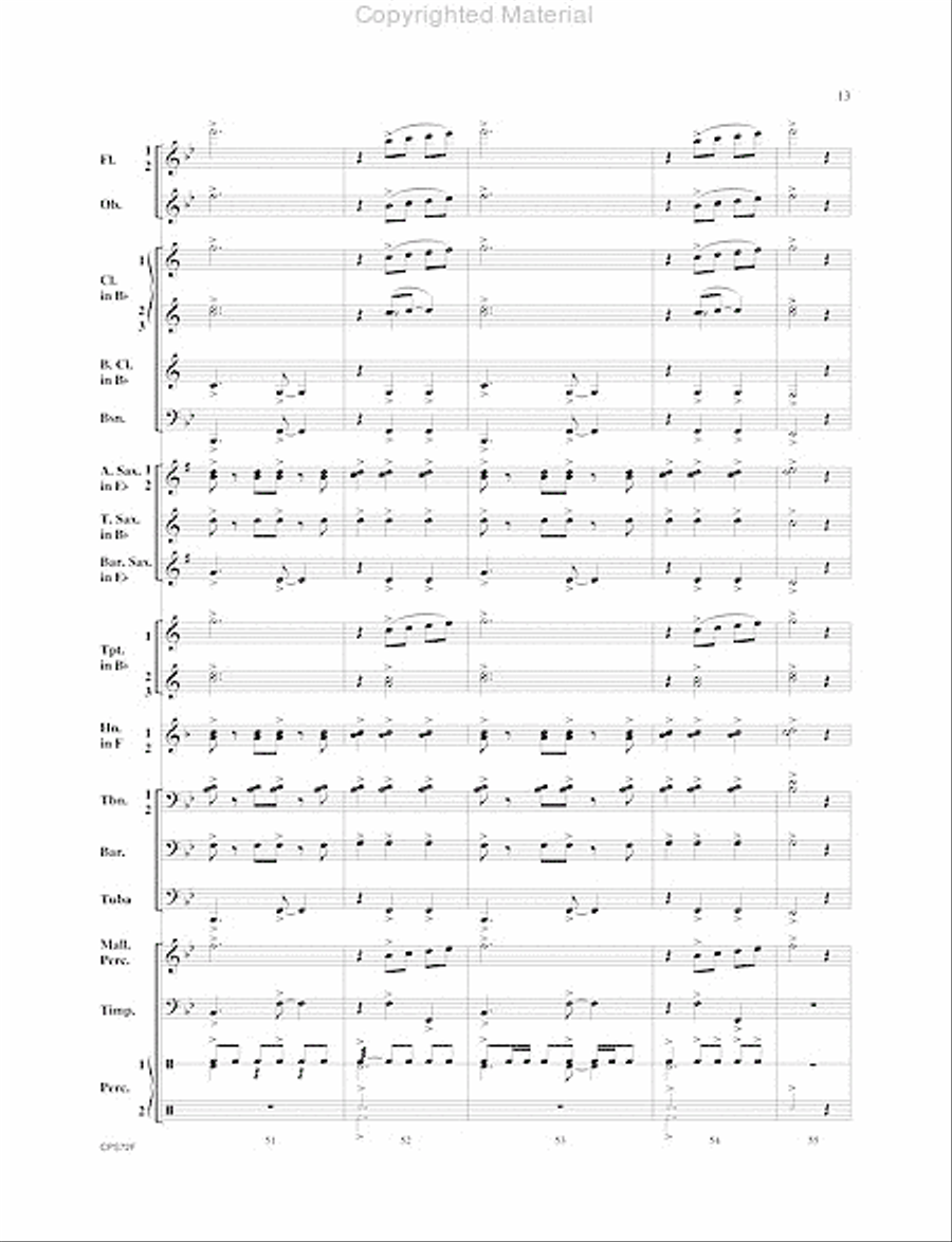 Trilogy Trilogy Concert Band scores gallery preview page 14