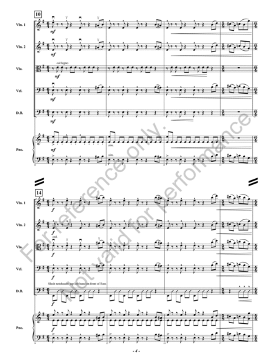 Operation: Time Management String Orchestra scores gallery preview page 5