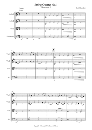 String Quartet No.1 (movement 2)
