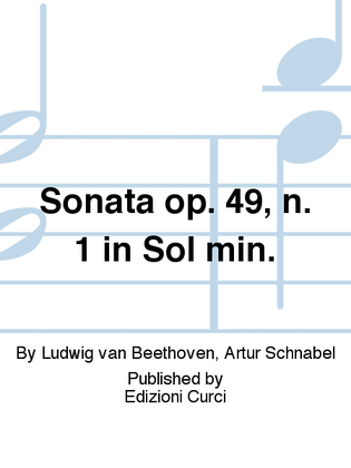 Sonata op. 49, n. 1 in Sol min.