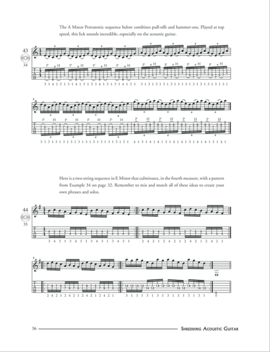 Shredding Acoustic Guitar Acoustic Guitar scores gallery preview page 4