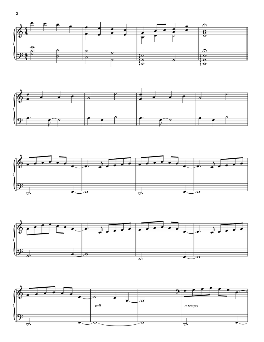 Danny (from Minecraft) Piano Solo scores gallery preview page 2