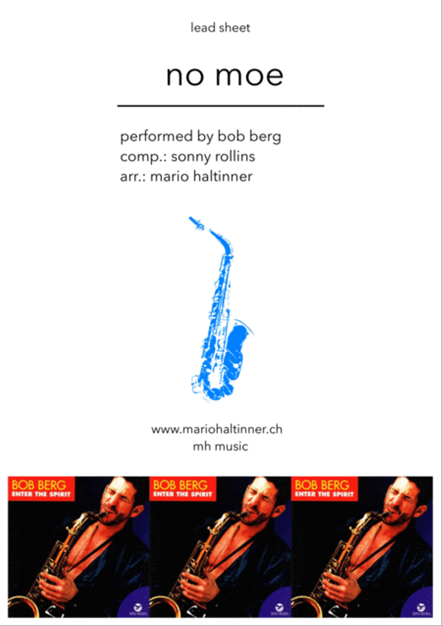 No Moe No Moe Alto Saxophone scores gallery preview page 1