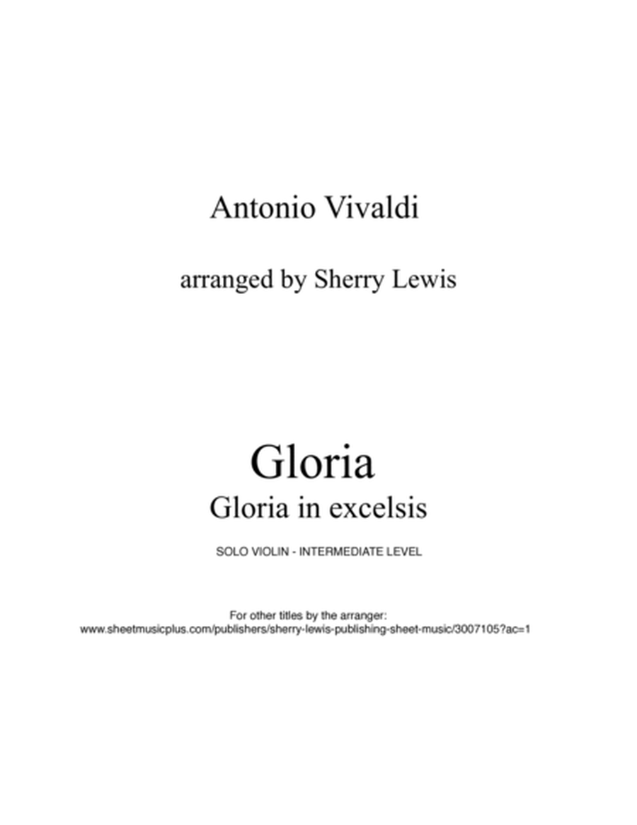 GLORIA IN EXCELSIS, Vivaldi, Solo Violin image number null