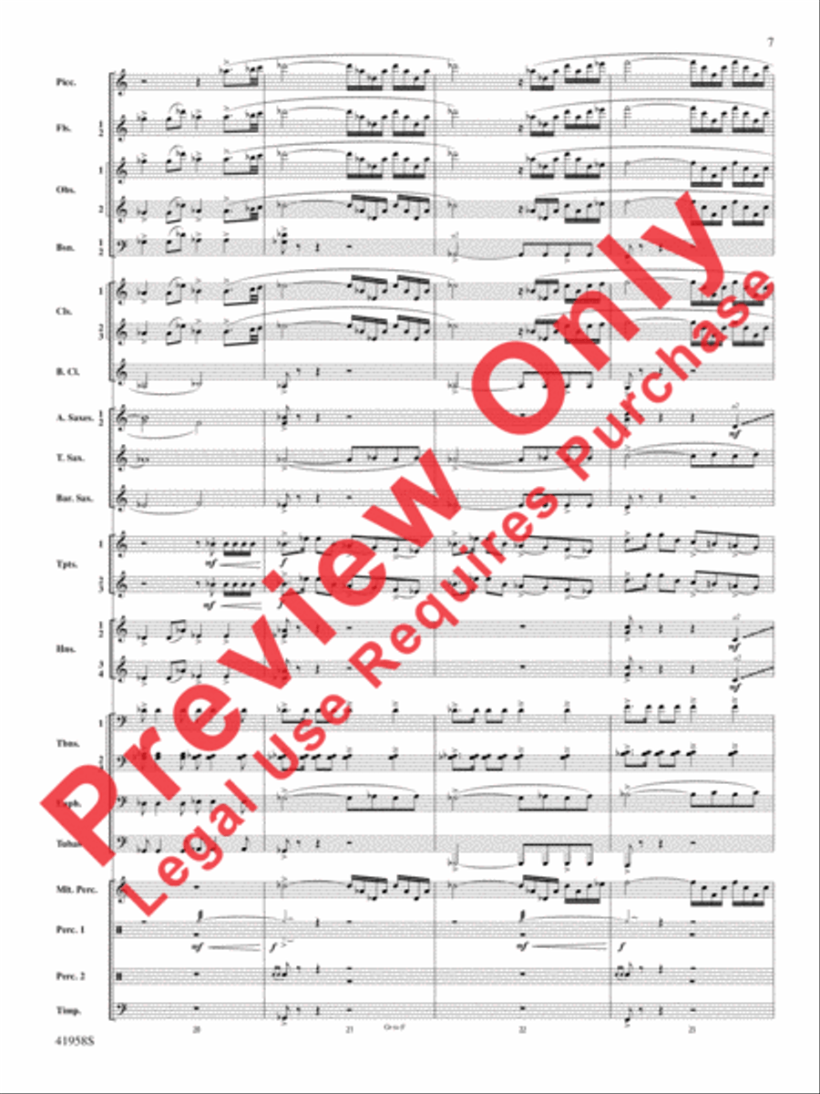 God's Country Concert Band scores gallery preview page 27