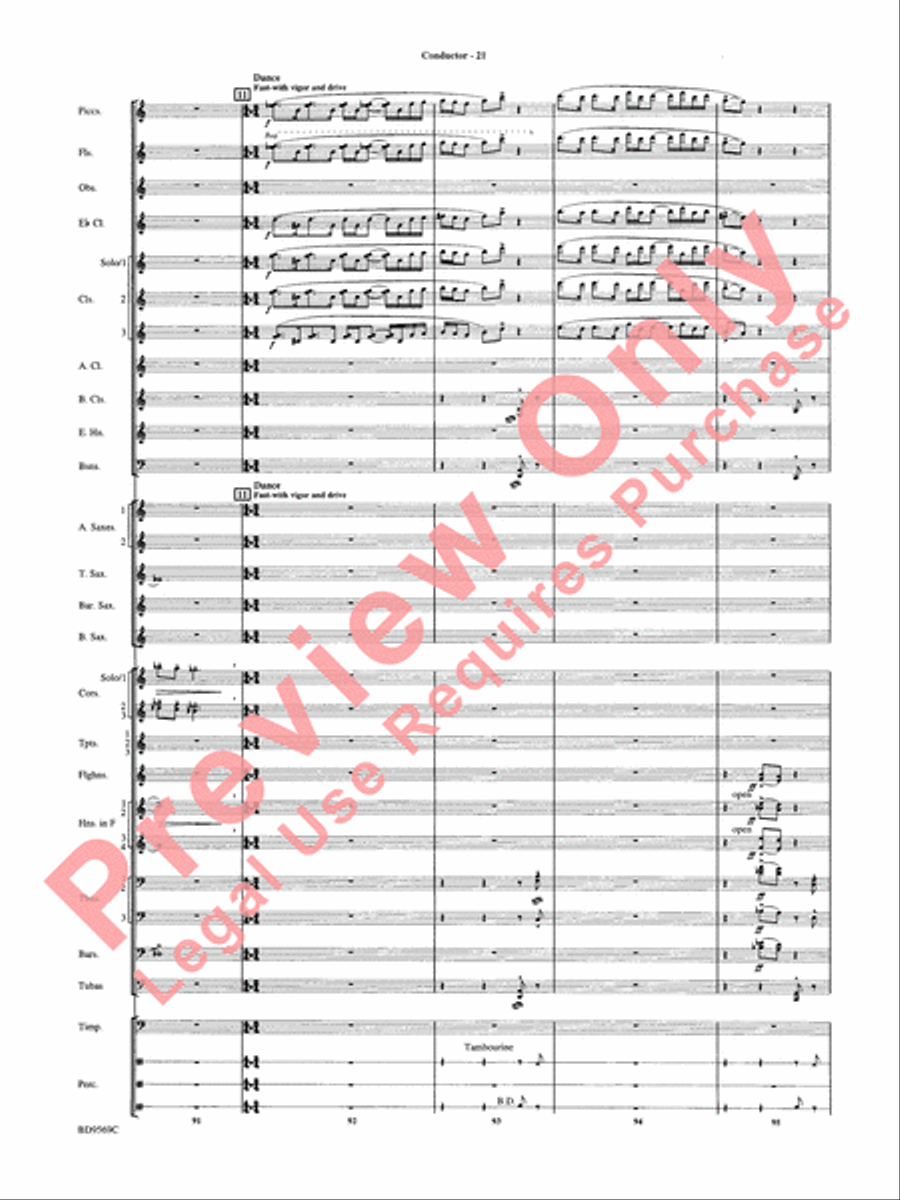 Jericho Concert Band scores gallery preview page 26