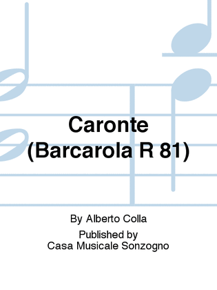 Caronte (Barcarola R 81)