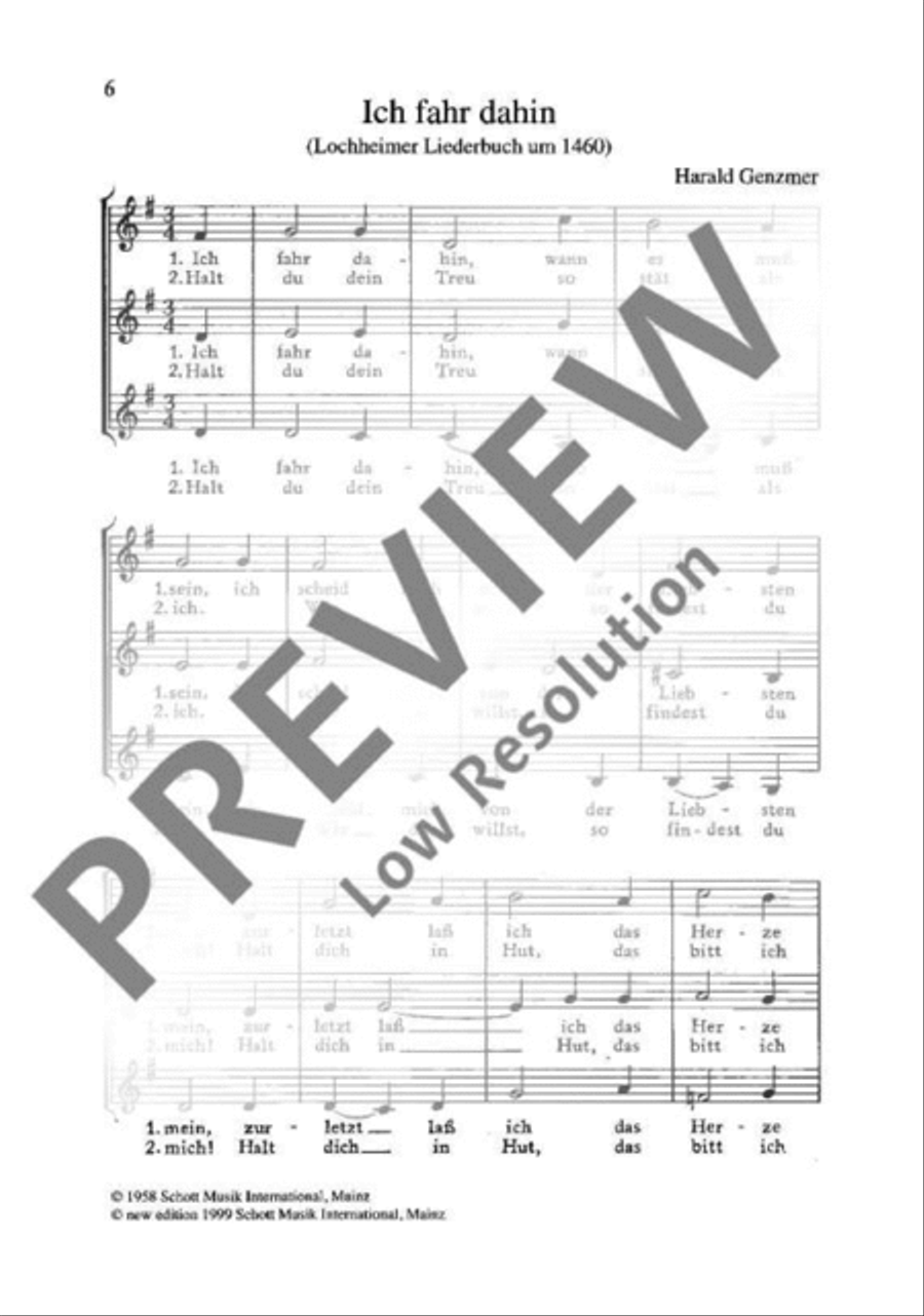 Alte Volkslieder in neuen Sätzen Women's Choir scores gallery preview page 7