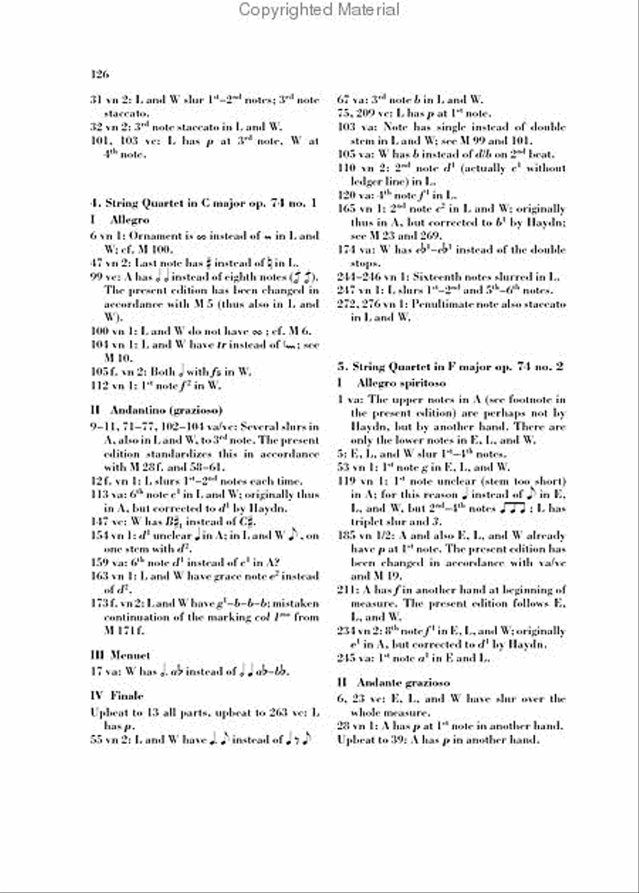 String Quartets, Vol. IX, Opus 71 and 74 (Apponyi-Quartets) String Quartet scores gallery preview page 11
