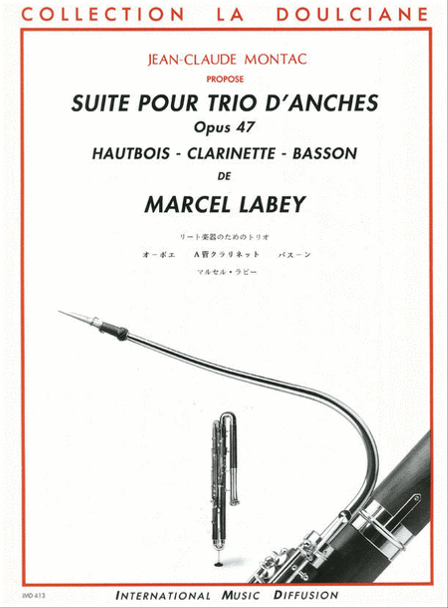 Suite Pour Trio D'Anches Op. 47 Bassoon scores gallery preview page 1
