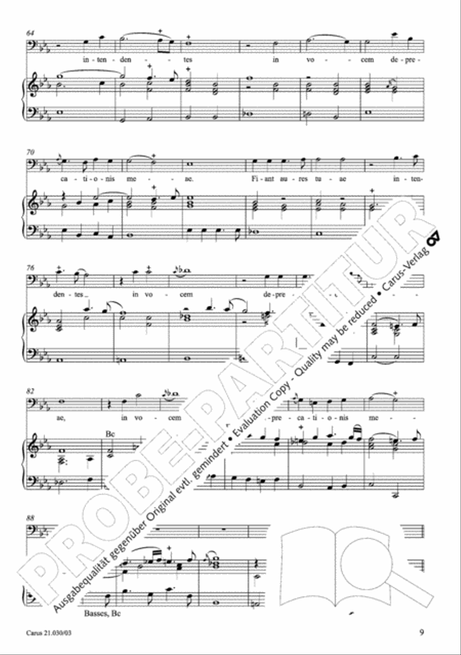 De profundis Men's Choir scores gallery preview page 10