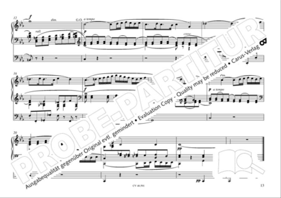 Free Organ Music from the Romantic Period, Vol. III (Freie Orgelmusik der Romantik, Band III) Organ scores gallery preview page 14