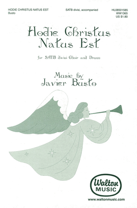 Book cover for Hodie Christus Natus Est (SATB)