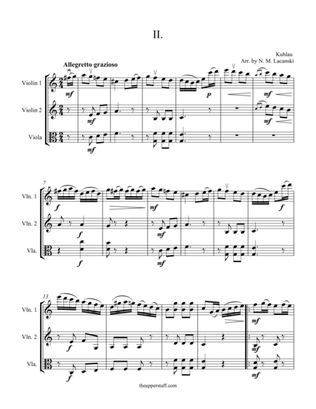 Sonatina Op. 55 #3 Movement II