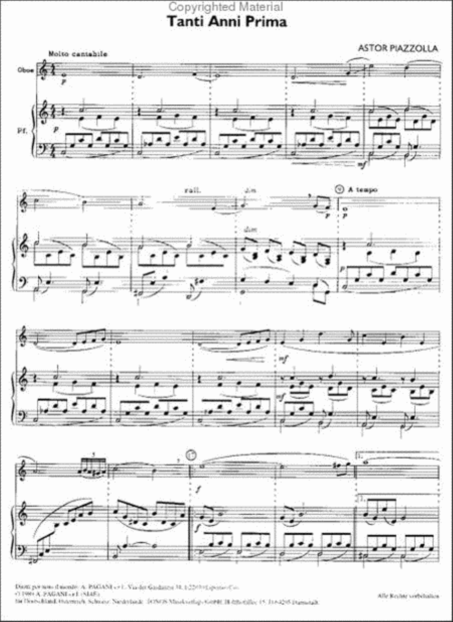 Ave Maria (Tanti Anni Prima) Piano scores gallery preview page 2