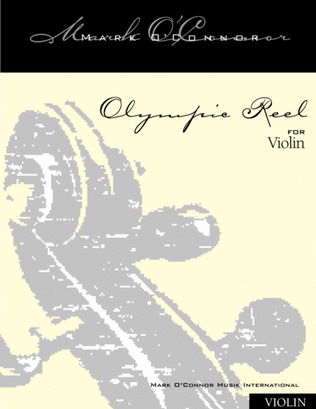 Book cover for Olympic Reel (violin part - violin and rhythm section)