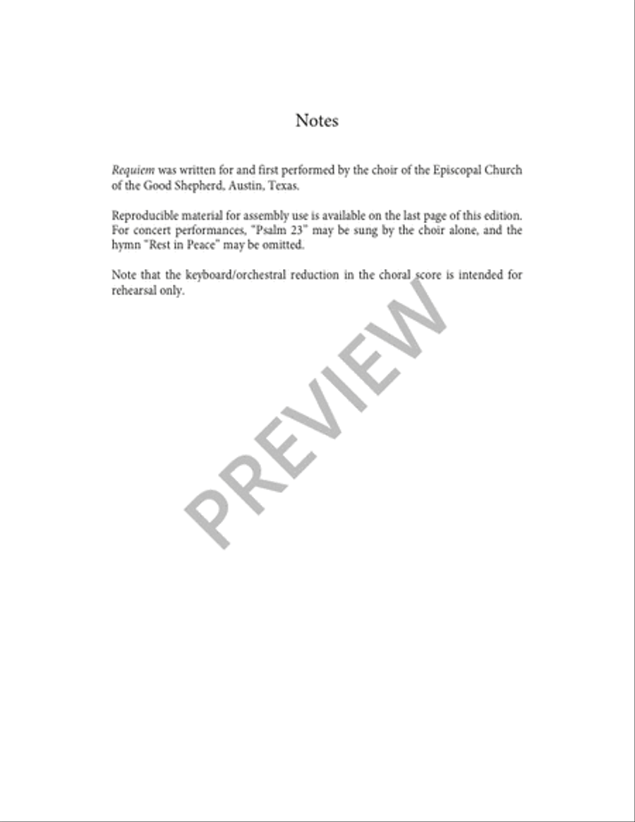 Requiem - Full Score 4-Part scores gallery preview page 3