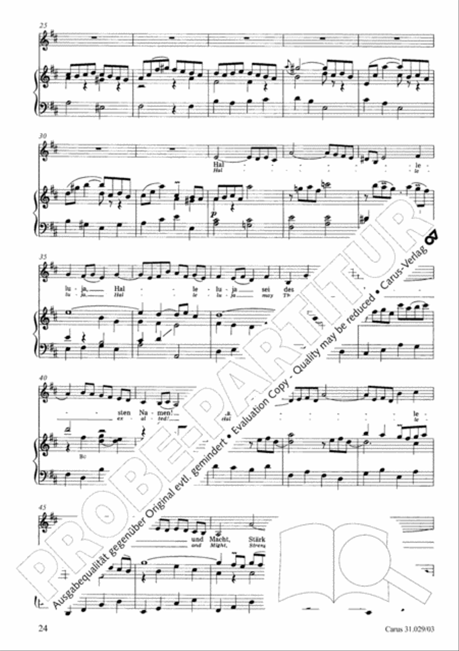 We thank Thee, Lord, God, we thank Thee, Lord (Wir danken dir, Gott, wir danken dir) 4-Part scores gallery preview page 25