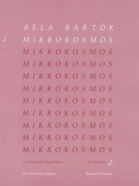 Bela Bartok: Mikrokosmos - Volume 2 (Pink)