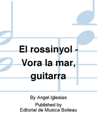 El rossinyol - Vora la mar, guitarra