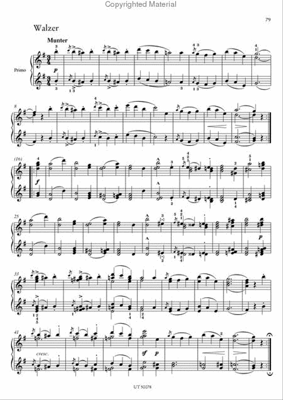 Complete Works for Piano Four Hands Vol. 1 Chamber Music scores gallery preview page 4