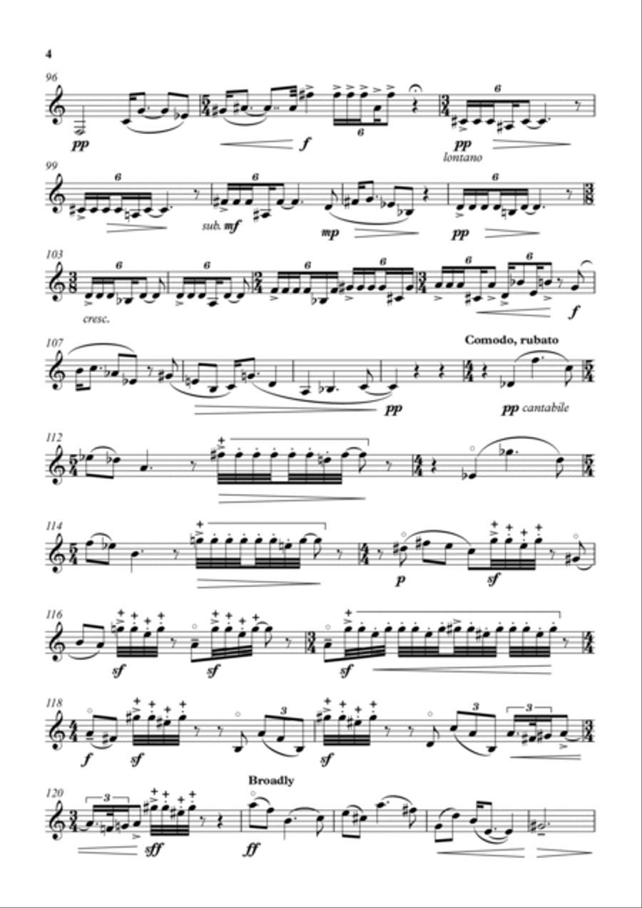 Comic Book Fanfares Horn scores gallery preview page 5
