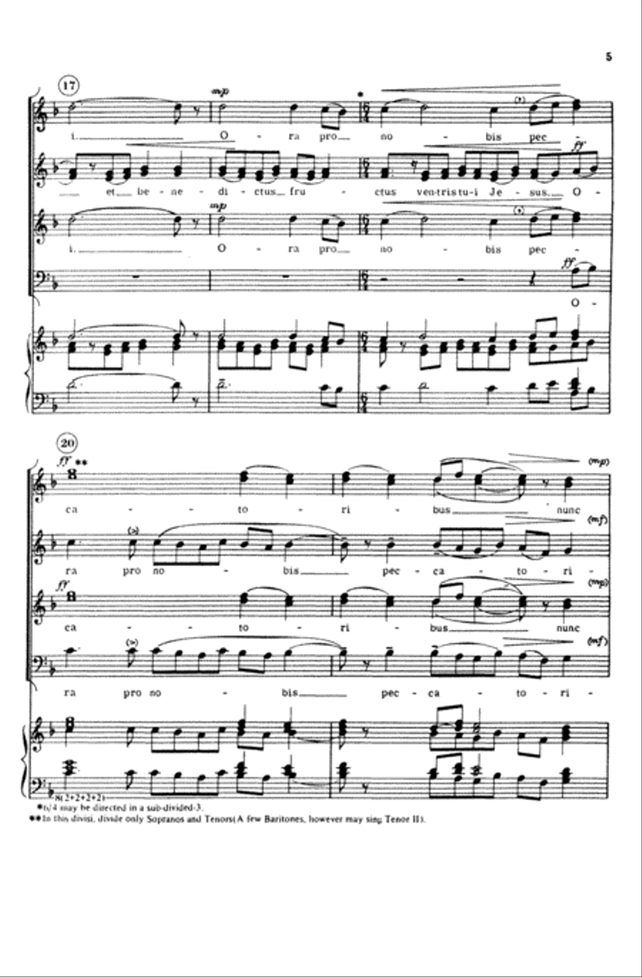 Ave Maria 4-Part scores gallery preview page 10