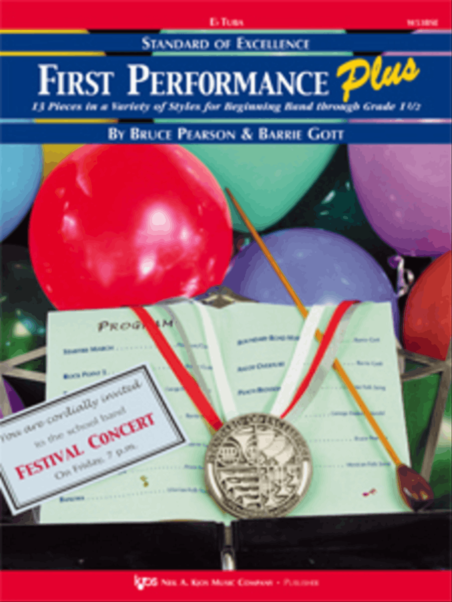 Standard of Excellence: First Performance Plus-Eb Tuba T.C. Concert Band Methods scores gallery preview page 1