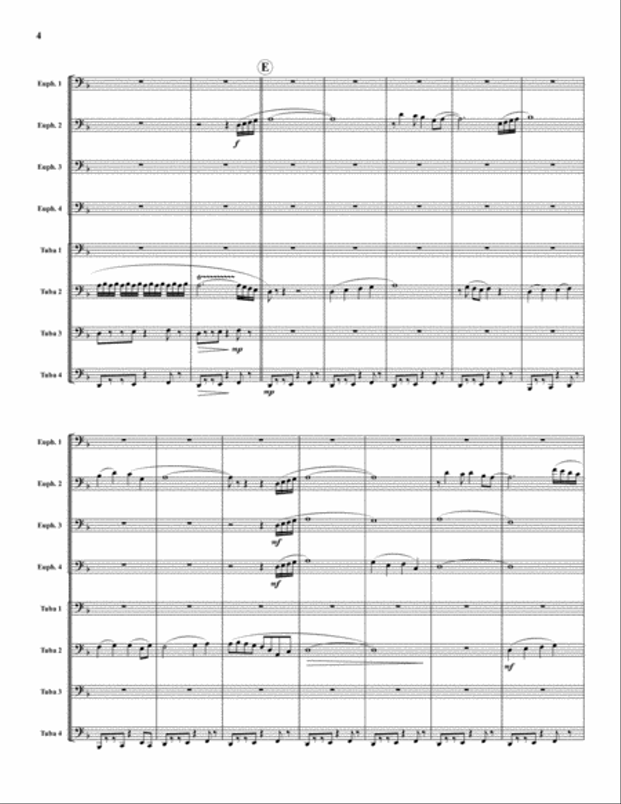 An Adventurer's Tale Euphonium scores gallery preview page 5