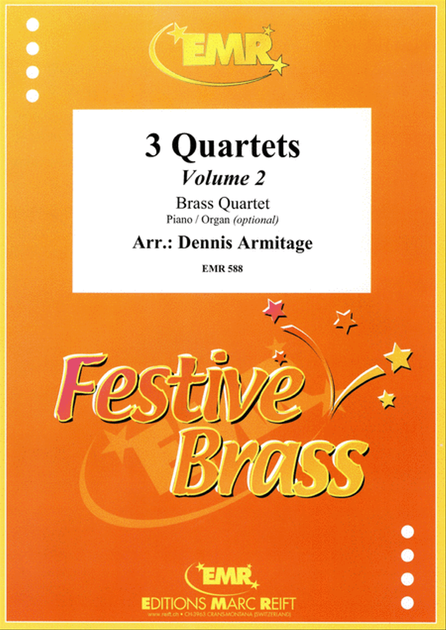 3 Quartets Volume 2 Brass Ensemble scores gallery preview page 1