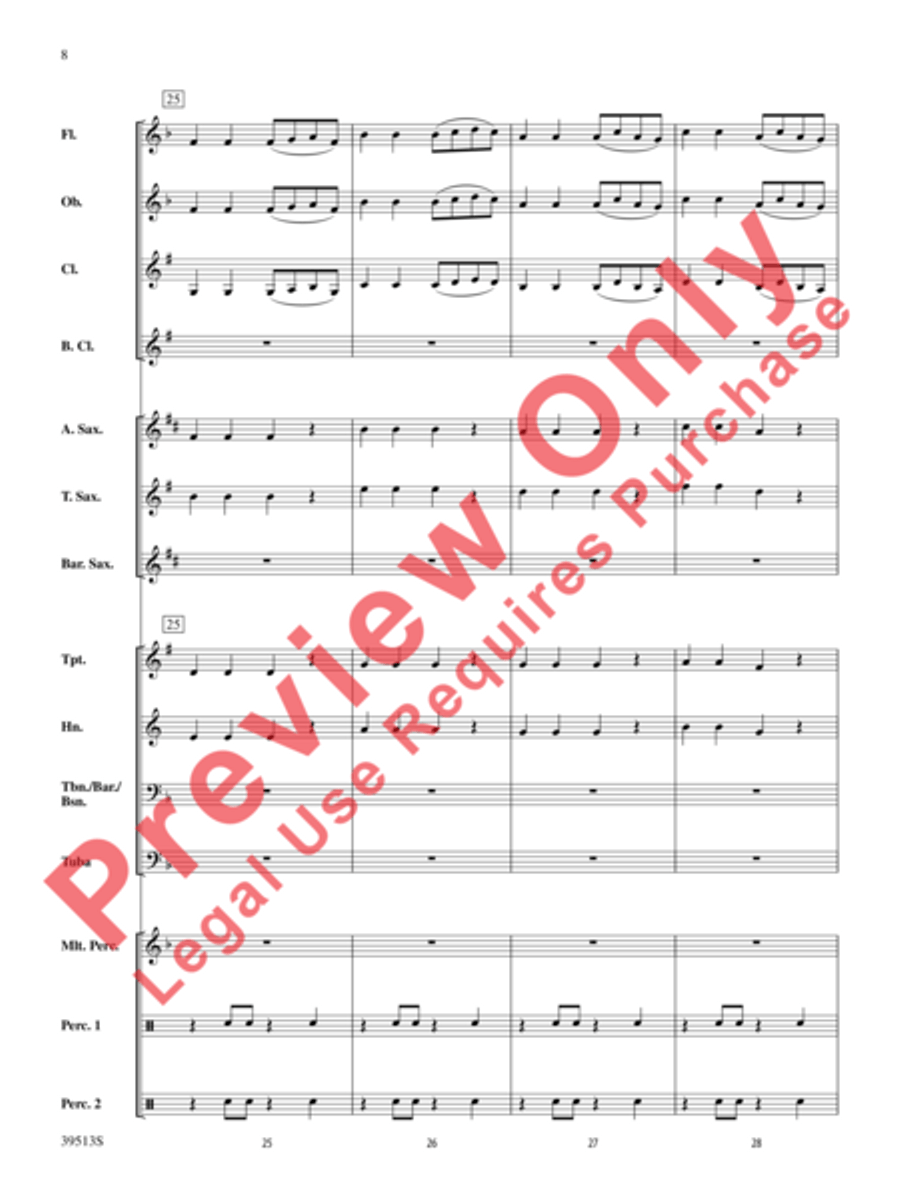 We Are Young We Are Young Concert Band scores gallery preview page 9