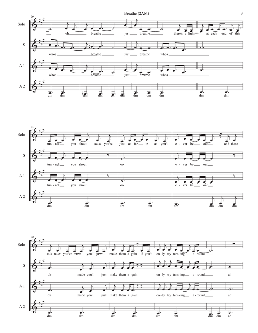 Breathe (2 AM) SSA scores gallery preview page 3