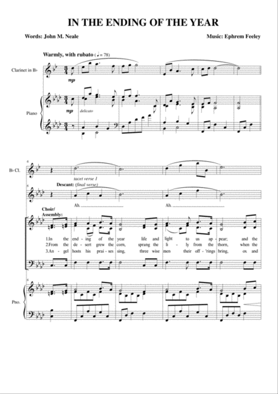 In the Ending of the Year 3-Part scores gallery preview page 2