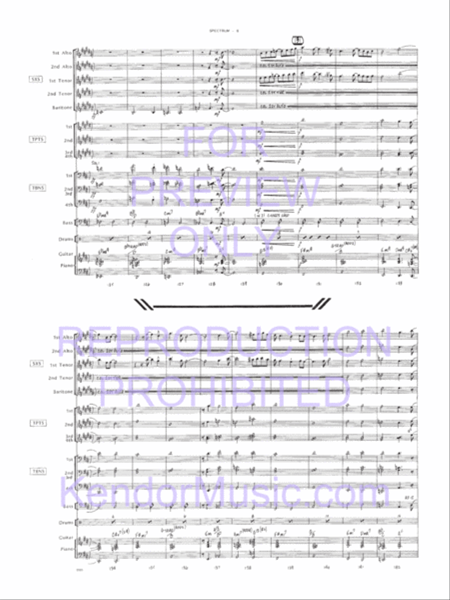 Spectrum Jazz Ensemble scores gallery preview page 9