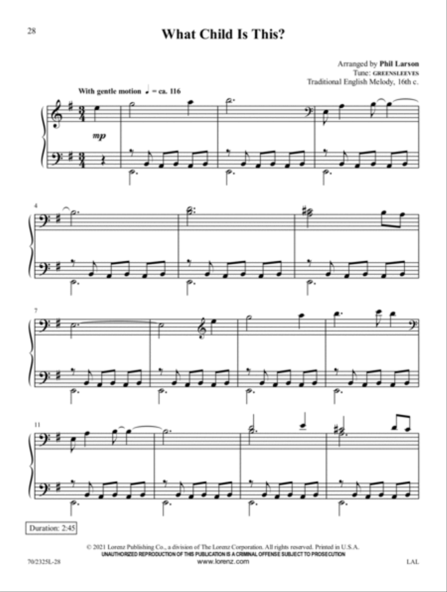 Some Cozy Christmas Piano Piano Solo scores gallery preview page 14