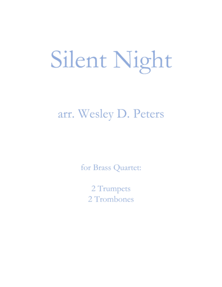 Silent Night (Brass Quartet) image number null